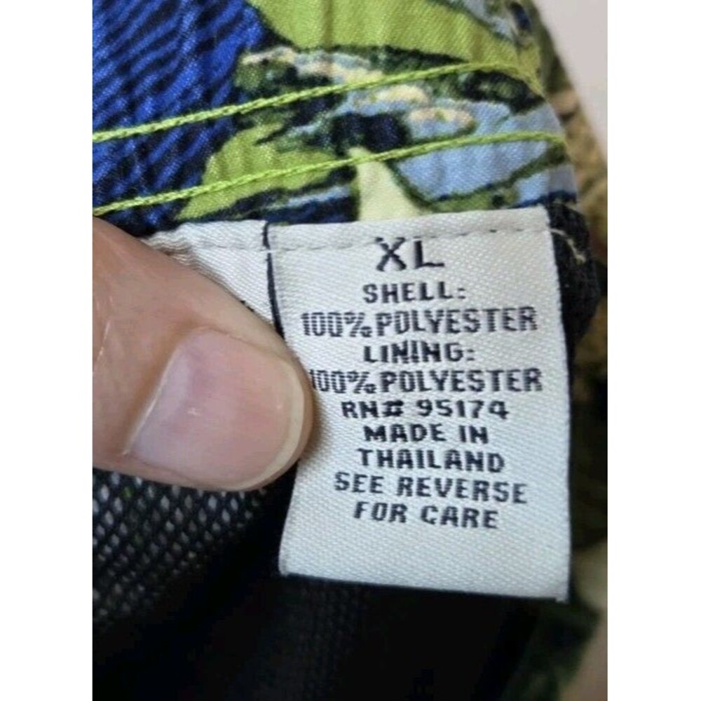 Hawaiian Tropic Swim Trunks Men's XL Mesh Lined Swim Shorts Drawstring Summer - Picture 5 of 7